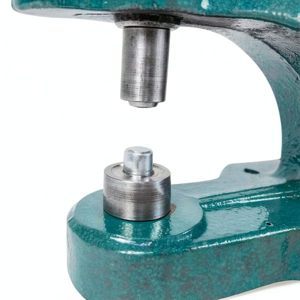 QWORK - Hand Press Heavy Duty Eyelet Grommet Machine Punch Tool Kit with 3 Dies and 1500 Pcs Silver Grommets-3