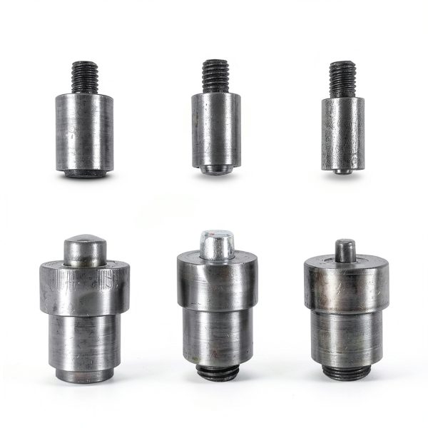 QWORK - Hand Press Heavy Duty Eyelet Grommet Machine Punch Tool Kit with 3 Dies and 1500 Pcs Silver Grommets-4