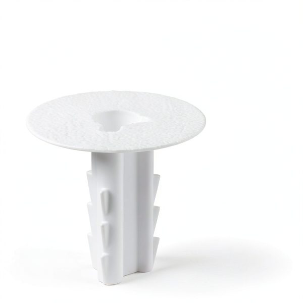 THE CIMPLE CO Single Feed Thru Bushing White RG6 Grommet 10 Pack-4