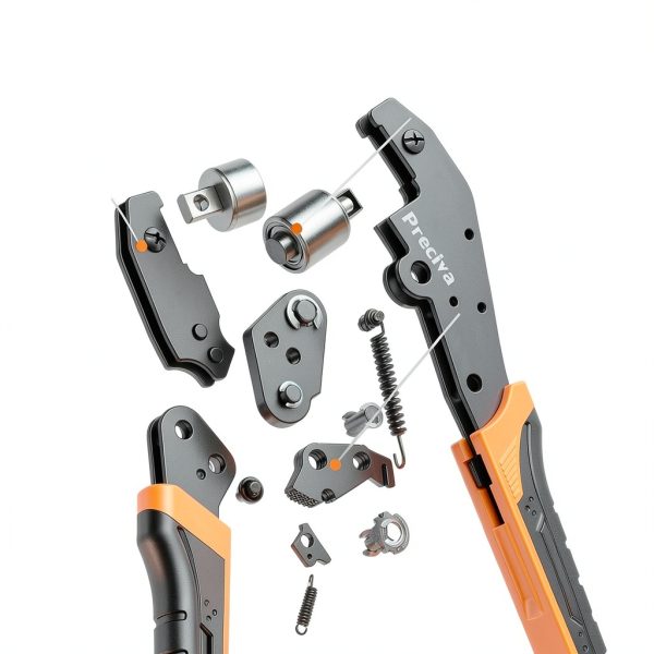 Preciva 3-Size Grommet Tool Kit - 1/2" 1/4" 3/8" Hole Punch & Eyelet Setting Tool with 300Pcs Grommets | Handheld Eyelet Plier for Tarps, Tents, Canvas, Vinyl & Leather Crafting-2