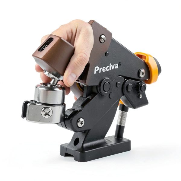 Preciva 3-Size Grommet Tool Kit - 1/2" 1/4" 3/8" Hole Punch & Eyelet Setting Tool with 300Pcs Grommets | Handheld Eyelet Plier for Tarps, Tents, Canvas, Vinyl & Leather Crafting-5